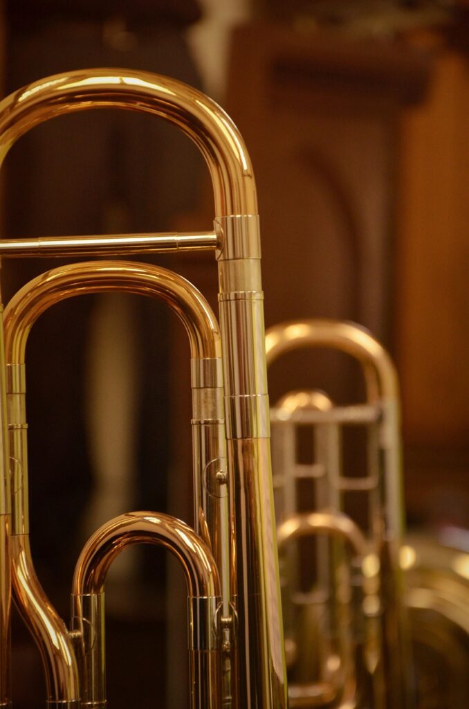 trombone, trumpet, close up, instrument, musical instrument, brass, golden, wind instrument, brass band, classic, classical music, concert, trombone, trombone, trombone, trombone, trombone, trumpet, trumpet, trumpet